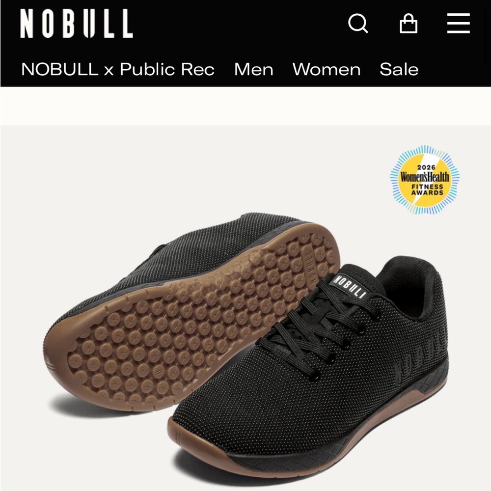 NOBULL training shoes, size 8